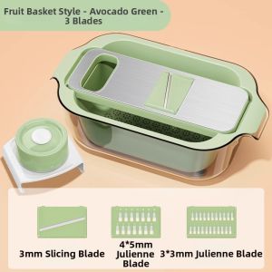 KEOUKE | Stainless Steel Fingertip Protection Vegetable Slicer