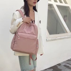 Tas colorful fox Tas ransel 0459-1 colorful fox nilon waterproof tas ransel wanita tas serbaguna import muat laptop 15inci