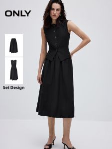 ONLY | Elastic Waist Cami Dress Two-Piece Set