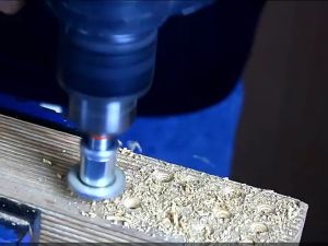 Mũi khoan lỗ gỗ âm đầu mũ vít có cữ hãm loại đầu âm 10mm nhiều kích cỡ