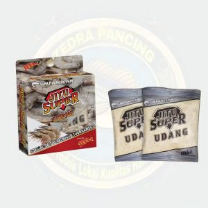 Umpan ikan jitu super | Udang | Amis | Pandan wangi | Kroto susu | Salmon