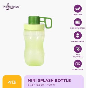 Sale!! botol minum /Mini Splash Bottle 400 ml Tulipware
