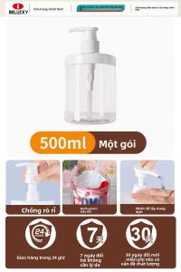 IMLUCKY | Chai Đựng Nước Rửa Quần Áo Dung Lượng Lớn Kiểu Bơm