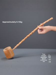 Bamboo Water Spoon Long Handle Tea Spoon Wine Dripper Flower Water Pot Anti-Scalding Rustproof Handmade Bamboo Tea Accessories