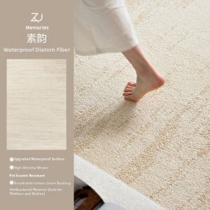 ZHUOYI | Waterproof Stain-Resistant Washable Bedroom Carpet