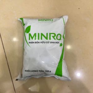 Phân Bón Hữu Cơ Sinh Học Hà Lan MINRO (700GR) cho cây ăn quả cây hoa kiểng rau sạch