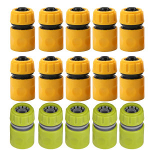 10PCS Garden 1/2 inch 16mm Connectors Gardening Tap Water Pipe Quick Connect Adapter Hose Extend Repair Fitting Watering Tool