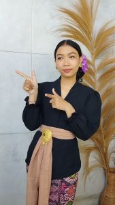 SudanBali (HANYA KEBAYA) Atasan Kebaya Airflow Stretch Kebaya Bali Pengantin Pesta Wisuda Modern
