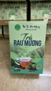 Hộp 40 gói trà rau mương Bảo Khang trà túi lọc rau mương tốt cho người dạ dày đau xương khớp thanh nhiệt mát gan