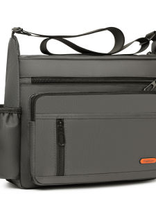 Mens Oxford Cloth Crossbody Bag Large Capacity Casual Travel Business Commuter Single Shoulder Bag Stylish Fashionable