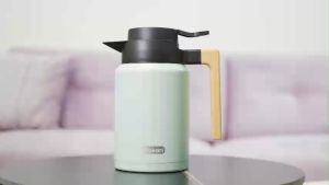 Bình nước giữ nhiệt - Ấm giữ nhiệt quai gỗ Hokori Việt Nhật 1500ml.