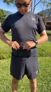 Celana Pendek BaseRun Running + Sabuk dan Penyesuaian - Seri Jayagiri - Sport Olahraga