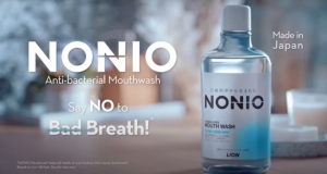 Lion Nonio Mouthwash 6 Bottles 600ml Medicated Anti bacterial for Bad Breath Prevention