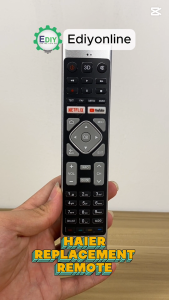 【𝐅𝐑𝐄𝐄 𝐁𝐀𝐓𝐓𝐄𝐑𝐘 𝐀𝐀𝐀𝐗𝟐】 UNIVERSAL FOR HAIER HTR-U27A HTR-A27 HTR-U27E MT1 HTR-A10E HTR-A10 HTR-A18H HTR-A18E RM-L1656 REMOTE CONTROL SMART TV