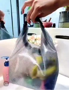 Túi Lưới Đựng Mỹ Phẩm Du Lịch Chống Nước Gọn Nhẹ Đáy Rộng Thoáng Khí Đựng Đồ Cá Nhân Tiện Dụng