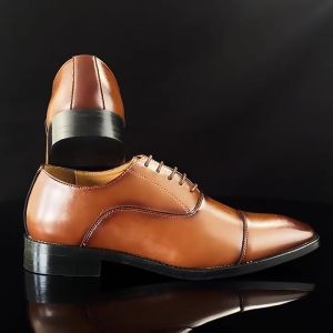Formal Dress Leather Shoes for MEN - Captoe Oxford Business + Leisure + Travel + Fashion brand