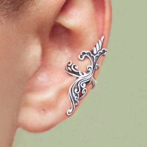 Huitan Bohemia Style Women Cuff Earrings Non Piercing Daily Wear Aesthetic Female Earrings Vocation Party New Jewelry for Female