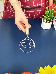 🚚พร้อมส่ง🚚 ไม้คนแป้ง สเตนเลส แฮนด์เมด การออกแบบแบบชิ้นเดียว วัสดุสแตนเลส วัสดุที่หนาขึ้น ด้ามจับที่สะดวกสบายสำหรับการจับที่สะดวกสบาย ทนต่อการสึกหรอ และการตกหล่น ตะกร้อตีแป้ง ตะกร้อตีมือ ตะกร้อตีไข่สแตนเลส