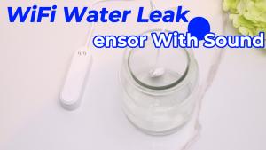 SMATRUL Tuya Smart Wifi Leak Sensor Water Leakage Detector Flood Alert For Smart Home Flood Alert Overflow Security App Alarm Sound 80DB