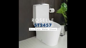 SANITON Roselle ST2457 One-Piece Toilet Bowl with Touchless Sensor (Add On) Japanese Toilet Price Toilet Sale - Lazada
