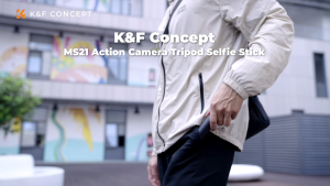 K&F CONCEPT 1.2m Selfie Stick 360 Rotating Selfie Stick Suitable for cameras/Insta/DJI Action/Gopro