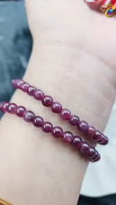 Premium Grade Red Tourmaline Bracelet
