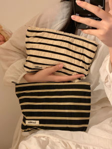 Ins Colliding Color Large Capacity Travel Cosmetic Bag Womens Portable Toiletry Bag Storage Pouch for Skincare Products