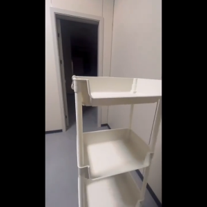 🐻DAILY2U🐻 4/5 Tier Trolley Storage Rack Rak Buku Bookshelf Trolley With Wheels Kitchen Rack Storage Rak Troli Buku Kanak-Kanak