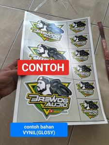 JASA CETAK STIKER | STIKER CUSTOM | REQUEST STIKER | STIKER VYNIL | STIKER ANTI AIR | STIKER VENSI | STIKER SATIN | STIKER HOLOGRAM