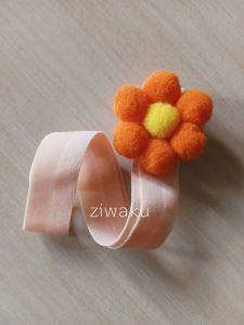 Bandana Bayi LUNA Bando Bayi pompom Aksesoris Rambut Ziwaku