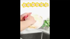 3-Pack Heavy-Duty Scratch-Free Heat-Resistant Plastic Sponges (Pink/Yellow/Green) - Dishwasher Glass & Stove Safe