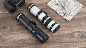 Super Telephoto Manual Zoom Lens 420-800mm F8.3-16 With T2 Ring Adapter for Sony A Sony E Cameras