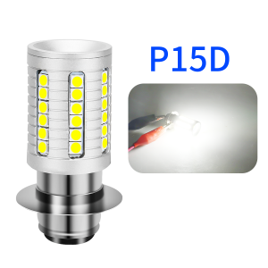 KEVANLY | 1x H4 LED Bulbs BA20D H6 P15D T19 Motorcycle Driving light 6000K 45SMD Motorbike Daytime Running Light 12V For ATV UTV Lights