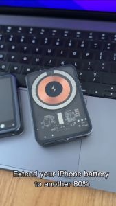 GXM Magnetic Wireless Power Bank Fast Charging iPhone 16 15 Pro Max 5000mAh 10000mAh Magsafe Powerbank Portable Charger PB-W03 PB-W04