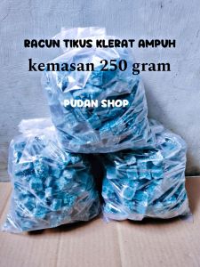 Racun tikus super paling ampuh100 gr sampai 250 gr  KLERAT 0.005BB tikus mati kering paling ampuh 100 gr sampai 250 gr harga murah kualitas Bagus siap pakai tanpa ribet