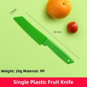 GANGWO | Child-friendly Safety Plastic Knife Set with Cutting Board