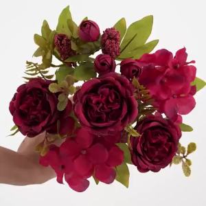 Artificial Flowers Festival Garland Wedding Wreath Garden Yard Rose Arch Brial Bouquets Home Room Dining Table Decora Diy Gifts