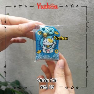 Móc Khóa Yushou Tiền Tài - Mẫu 53 (Kiểu Omamori) Có sẵn