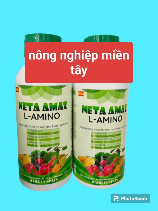 NETA AMAZ hiệu L-AMINO giúp dưỡng lá,ra hoa,đậu trái,chống rụng bông ...
