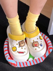 Dép Mỏng Dép Xăng Đan Mùa Hè Cho Trẻ Em Dép Ngoài Trời Chống Trơn Trượt Giày Đi Biển Dễ Thương Lỗ Thiết Kế Giày Đi Bộ Nam Nữ Cho Bé