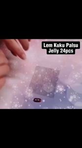 Lem Kuku Palsu Jelly 24pcs / Fake Nail Glue / Perekat Tempelan Transparan Kuku Tangan Kaki Praktis / Sticker Double Tape Gel Menicure Pedicure - HOMIA