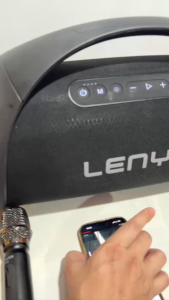 Loa LENYES S873 Công Suất 400W Chống Nước IPX6 Bluetooth 5.3  Âm Thanh Mạnh Mẽ  Bluetooth  Kết nối dễ dàng  Nghe Nhạc Cực Hay Kèm 2 Micro Sạc