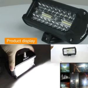 Lampu Tembak Sorot 24 Volt LED Bar CREE 24 Mata 2 Susun Truk Bus Fuso Canter Tronton Truck Bis Hino High Grade Worklight Lightbar Cutoff Motor Mobil Universal