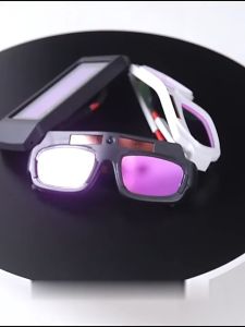 👍 เปลี่ยนแสงอัตโนมัติ - IKDA แว่นตา ฟรี ชิ้นส่วนป้องกัน 2 ชิ้น และแถบยางยืด 1 สาย ปกป้องจากแสงจ้า น้ำหนักเบาในการสวมใส่ แว่นเชื่อม แว่นเชือมเหล็ก หน้ากากเชื่อม Auto แว่นตา ราคาที่เหมาะสม