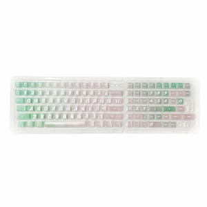 zuoya | 119 key original factory height fog transparent keycap compatible with mechanical/magnetic axis keyboard keycaps 61 67 81 87 98