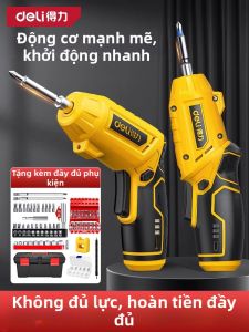 deli | Rechargeable Household Small Mini Li-ion Automatic Screwdriver Kit