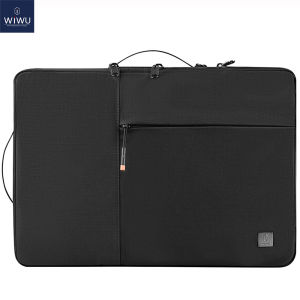 WIWU | WIWU New Portable Laptop Sleeve 13 14 Double Layer Laptop Bag for MacBook Air 15 Air 13 2025 Case Waterproof Bag for Laptop 15.6