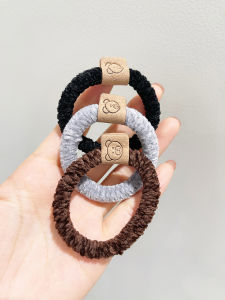 Phụ Kiện Tóc Mùa Thu Đông Cao Su Dễ Thương Hình Gấu Dễ Thương Cao Su Đàn Hồi Cao Dành Cho Nữ Phụ Kiện Tóc Buộc Tóc Đuôi Ngựa