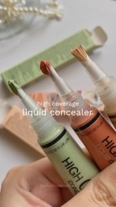 Concealer Full Coverage SANIYE 7 Warna Jerawat Dan Bekas Luka Merah dan Hijau Waterproof R1072