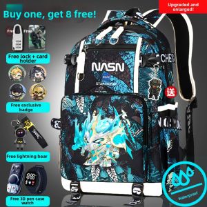Stylish High-Capacity Cartoon Collaboration Childrens School Bag